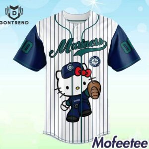 Hello Kitty x Seattle Mariners Baseball Jersey