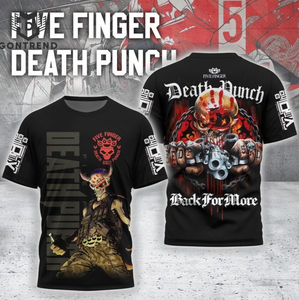 Five Finger Death Punch Back For More 3D T-Shirt