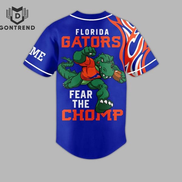 Florida Gators Fear The Chomp Baseball Jersey