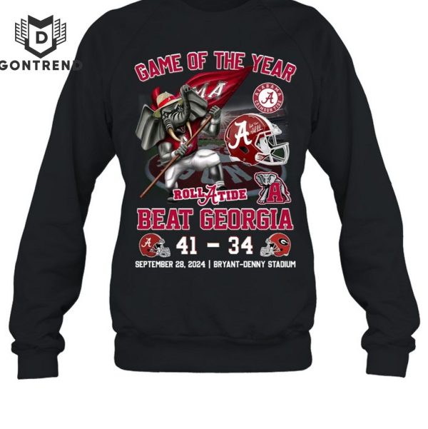 Game Of The Year Beat Georgia – Alabama Crimson Tide Unisex T-Shirt