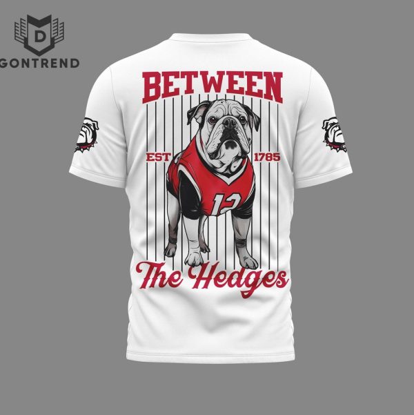 Georgia Bulldogs Between The Hedges 3D T-Shirt