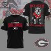 Georgia Bulldogs Between The Hedges 3D T-Shirt – Red