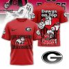 Georgia Bulldogs Football Go Dawgs 3D T-Shirt