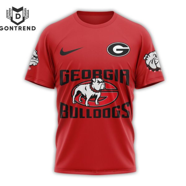 Georgia Bulldogs Football Go Dawgs Dawgs On Top 3D T-Shirt