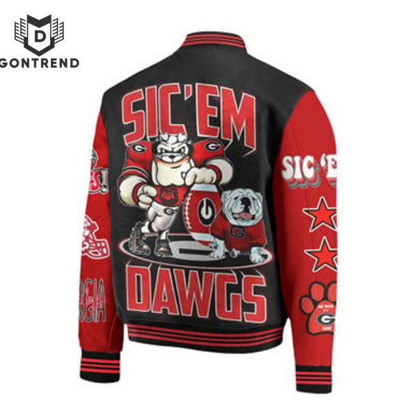 Georgia Bulldogs Sic Em Dawgs Baseball Jacket