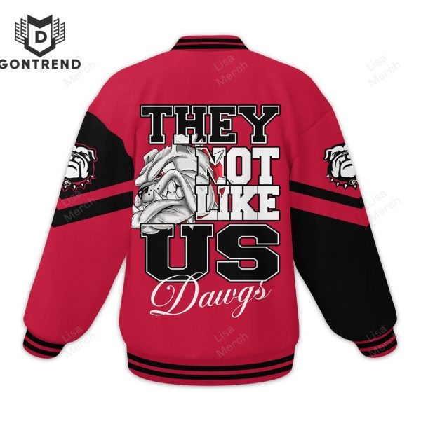 Georgia Bulldogs – They Not Like Us Baseball Jacket