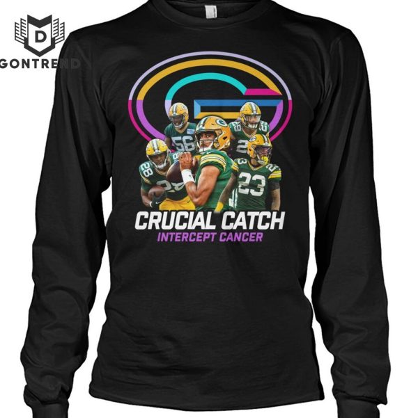 Green Bay Packers Crucial Catch Intercept Cancer Unisex T-Shirt