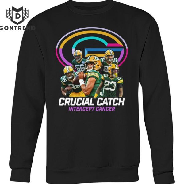 Green Bay Packers Crucial Catch Intercept Cancer Unisex T-Shirt