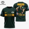 Green Bay Packers Go Pack Go 3D T-Shirt – White