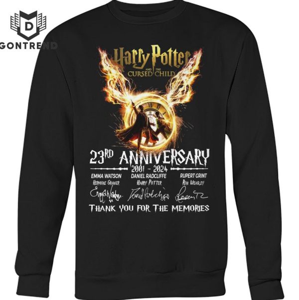 Harry Potter And The Cursed Child 23rd Anniversary 2001-2024 Signature Thank You For The Memories Unisex T-Shirt