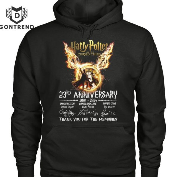 Harry Potter And The Cursed Child 23rd Anniversary 2001-2024 Signature Thank You For The Memories Unisex T-Shirt