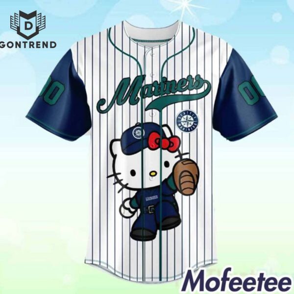 Hello Kitty x Seattle Mariners Baseball Jersey