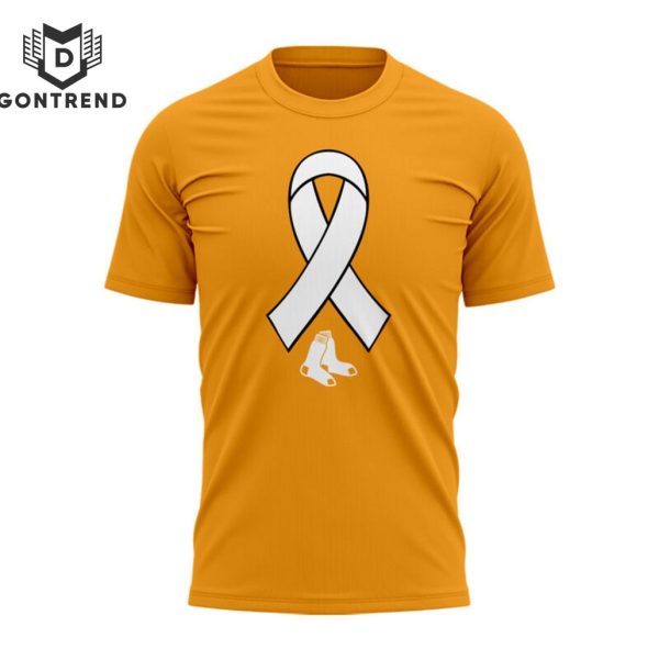 Honoring Childhood Cancer Awareness Month x Boston Red Sox 3D T-Shirt