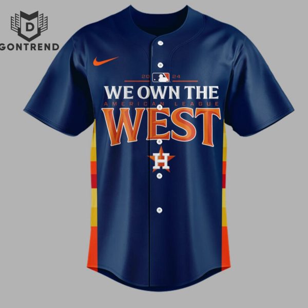 Houston Astros 2024 AL West Division Champions Baseball Jersey