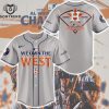 We Own The American League West 2024 AL West Division Champions Houston Astros Baseball Jersey – Orange