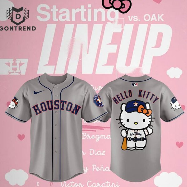 Houston Astros Hello Kitty Night 2024 Baseball Jersey