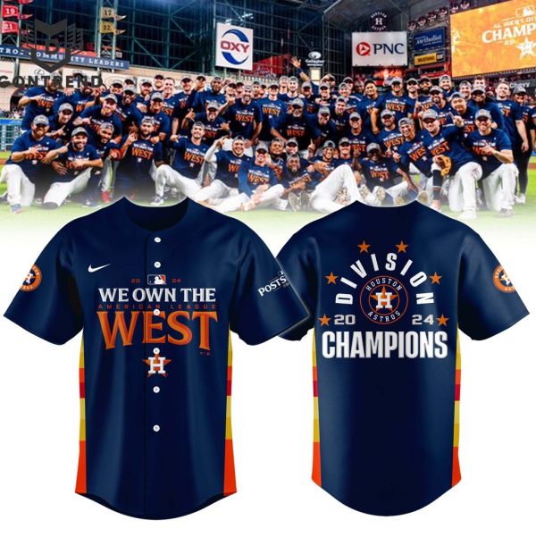 Houston Astros x American League West Champions 2024 Baseball Jersey