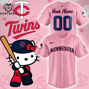 Minnesota Twins x Hello Kitty Day Baseball Jersey