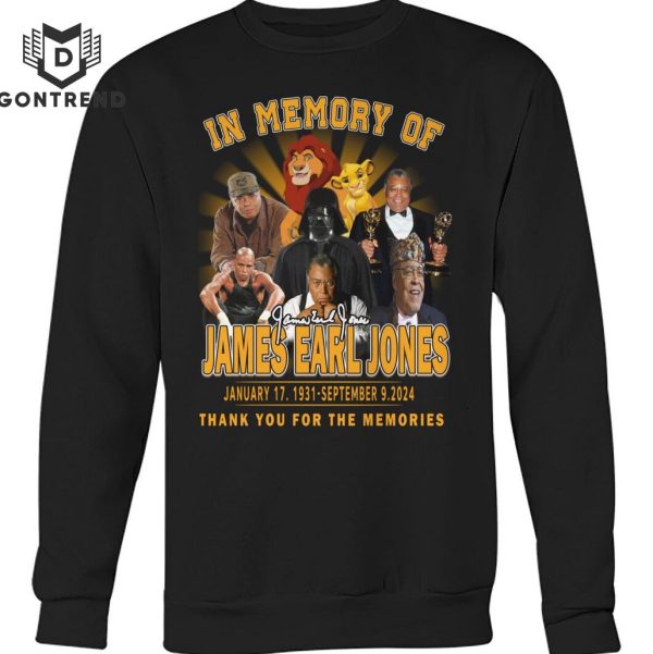 In Memory Of James Earl Jones 1931-2024 Signature Thank You For The Memories Unisex T-Shirt