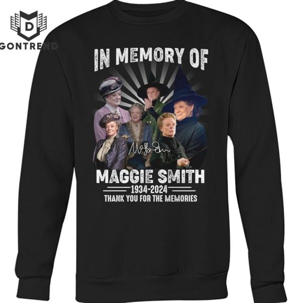 In Memory Of Maggie Smith Thank You For The Memories Signature Unisex T-Shirt