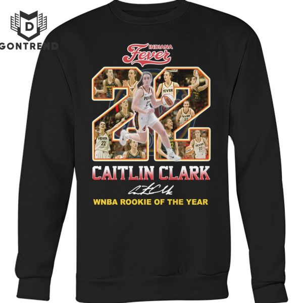 Indiana Fever Caitlin Clark Signature Rookie Of The Year Signature Unisex T-Shirt