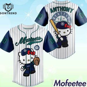 Hello Kitty x Seattle Mariners Baseball Jersey