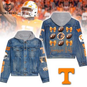 Tennessee Volunteers  Football Hooded Denim Jacket