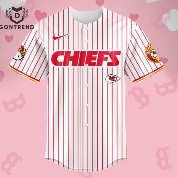 Kansas City Chiefs x Hello Kitty 2024 Baseball Jersey