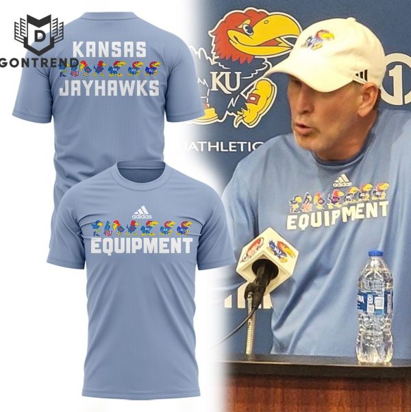 Kansas Jayhawks Football Equipment 3D T-Shirt