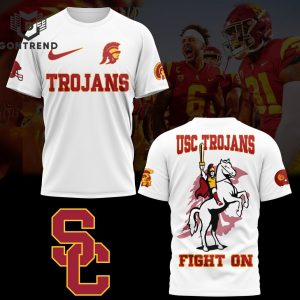 USC Trojans Football Fight On Design 3D T-Shirt