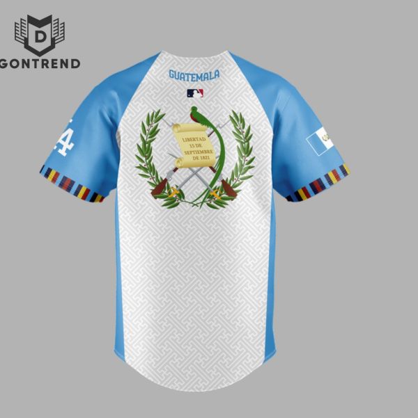 Los Angeles Dodgers Guatemalan Heritage Night 2024 Baseball Jersey