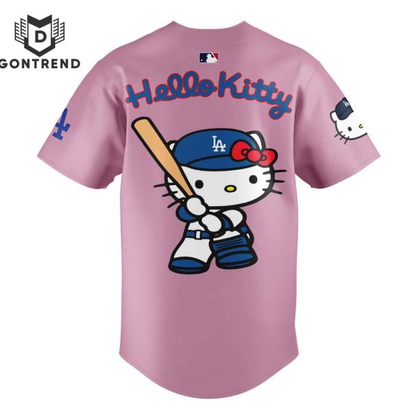 Los Angeles Dodgers Hello Kitty 2024 Baseball Jersey