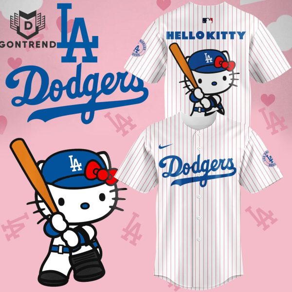 Los Angeles Dodgers x Hello Kitty Baseball Jersey