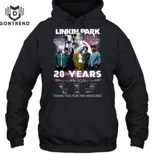 Linkin Park 28 Years 1996-2024 Signature Thank You For The Memories Unisex T-Shirt