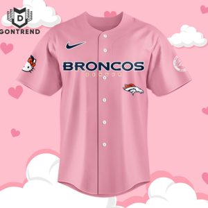 Denver Broncos x Hello Kitty 2024 Baseball Jersey – Pink