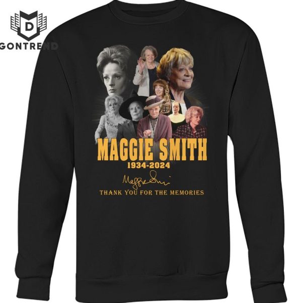 Maggie Smith 1934-2024 Signature Thank You For The Memories Unisex T-Shirt