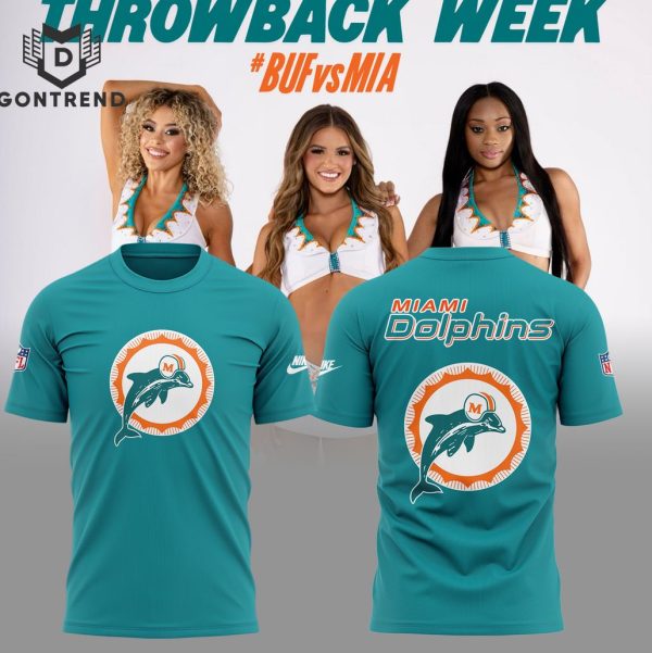 Miami Dolphins Throwback Week 3D T-Shirt