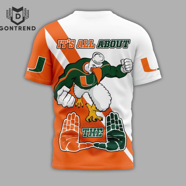 Miami Hurricanes Go Canes Go 3D T-Shirt