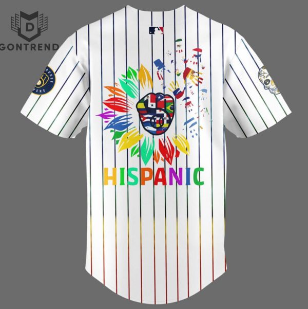 Milwaukee Brewers Hispanic Heritage Month 2024 Baseball Jersey