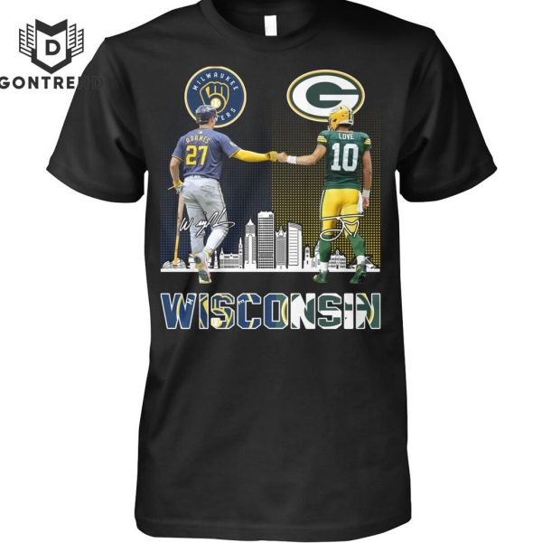 Milwaukee Brewers x Green Bay Packers Signature Unisex T-Shirt