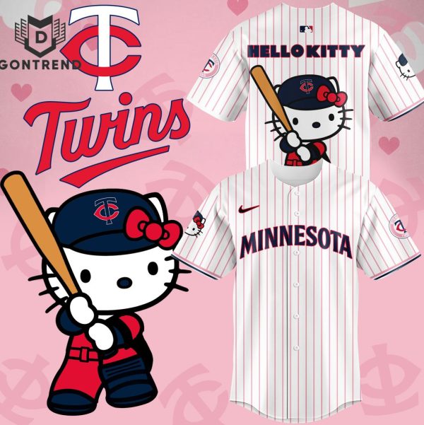 Minnesota Twins x Hello Kitty Day Baseball Jersey