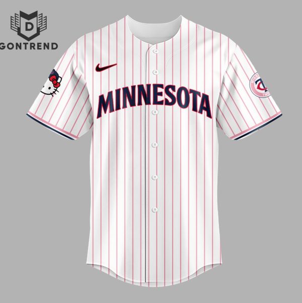 Minnesota Twins x Hello Kitty Day Baseball Jersey