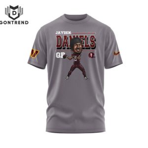 Washington Commanders Jayden Daniels 3D T-Shirt