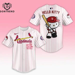 2024 St. Louis Cardinals x Hello Kitty Night 50th Baseball Jersey