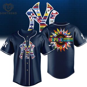 New York Yankees Happy Hispanic Heritage Month 2024 Baseball Jersey