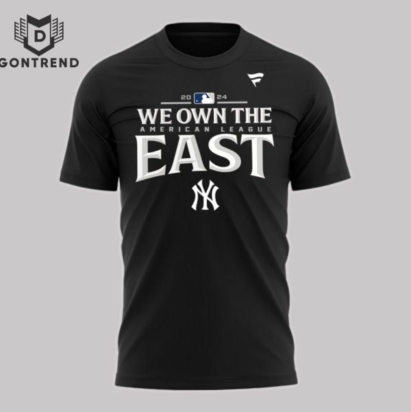 New York Yankees 2024 AL East Division Champions 3D T-Shirt