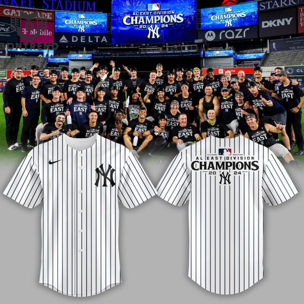 New York Yankees 2024 AL East Division Champions Baseball Jersey