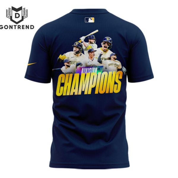 NL Central Division Champions 2024 Milwaukee Brewers 3D T-Shirt