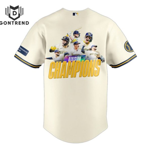 NL Central Division Champions 2024 Milwaukee Brewers Baseball Jersey