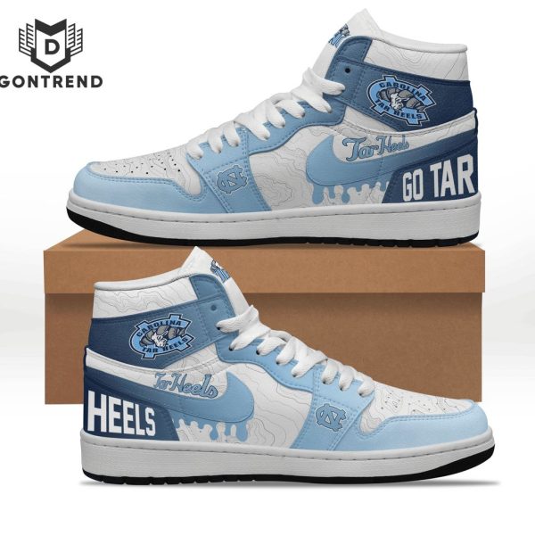 North Carolina Tar Heels Go Tar Heels Design Air Jordan 1 High Top